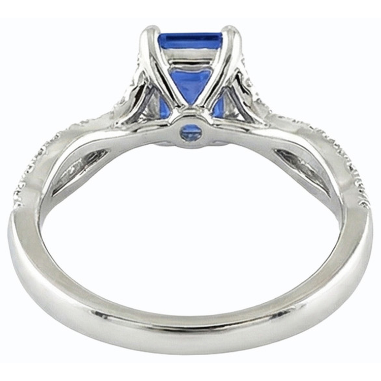 naturel diamant 2.50carats bague vue de face