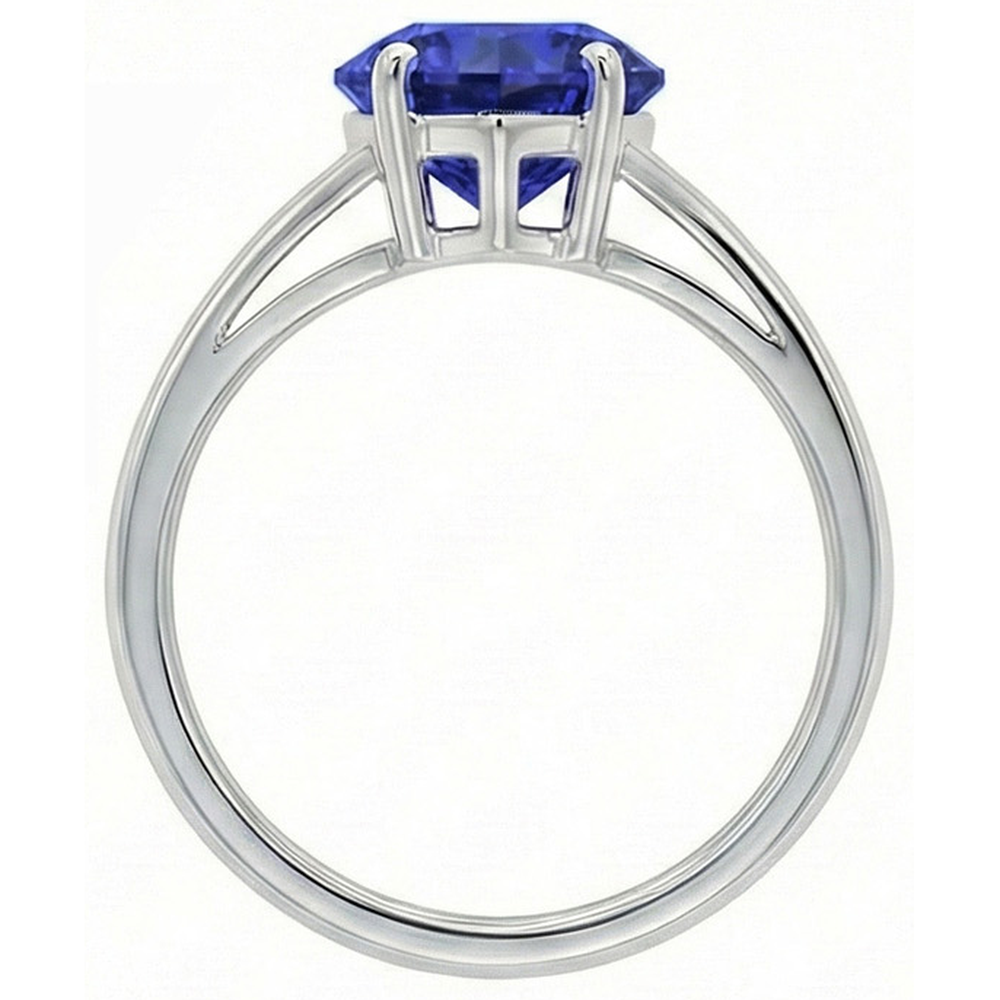 naturel heart diamant 2carats bague vue de dessus