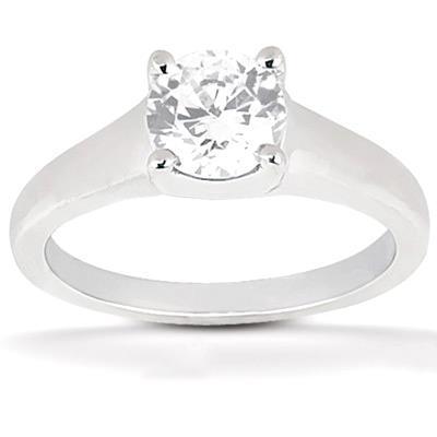 Bague Solitaire De Fiançailles Naturel Diamant 2 Carats Bijoux En Or Neuf