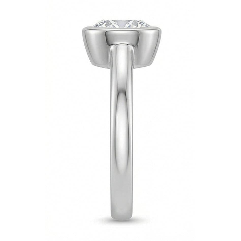 naturel diamant 1.20carats bague vue de dessus