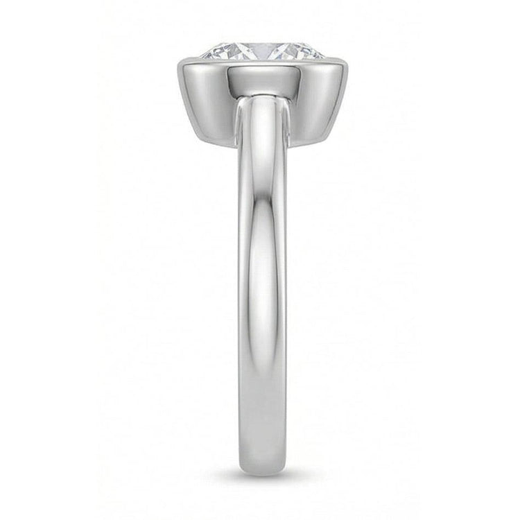 naturel diamant 1.20carats bague vue de dessus
