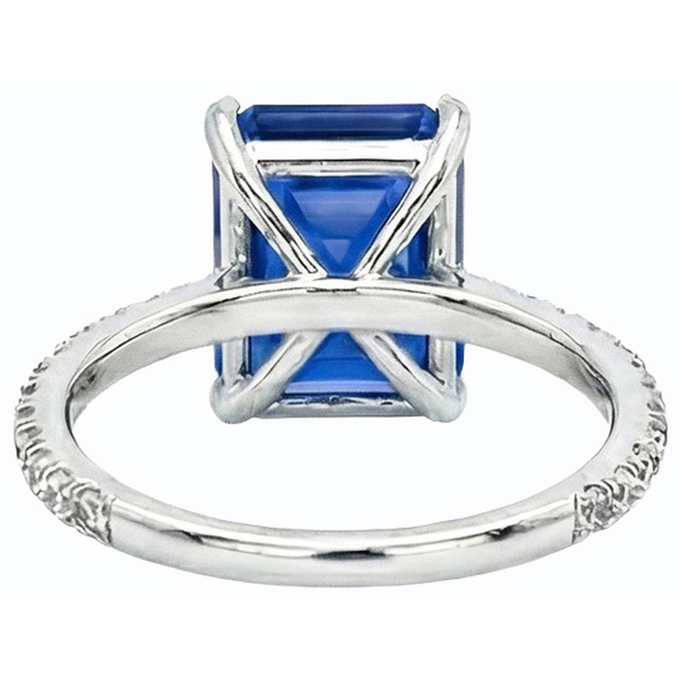 naturel diamant 4.50carats bague détail rapproché