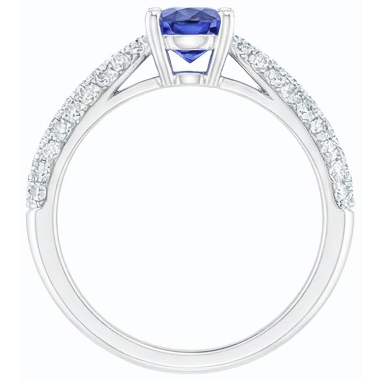 naturel pear diamant 2.50carats bague détail rapproché
