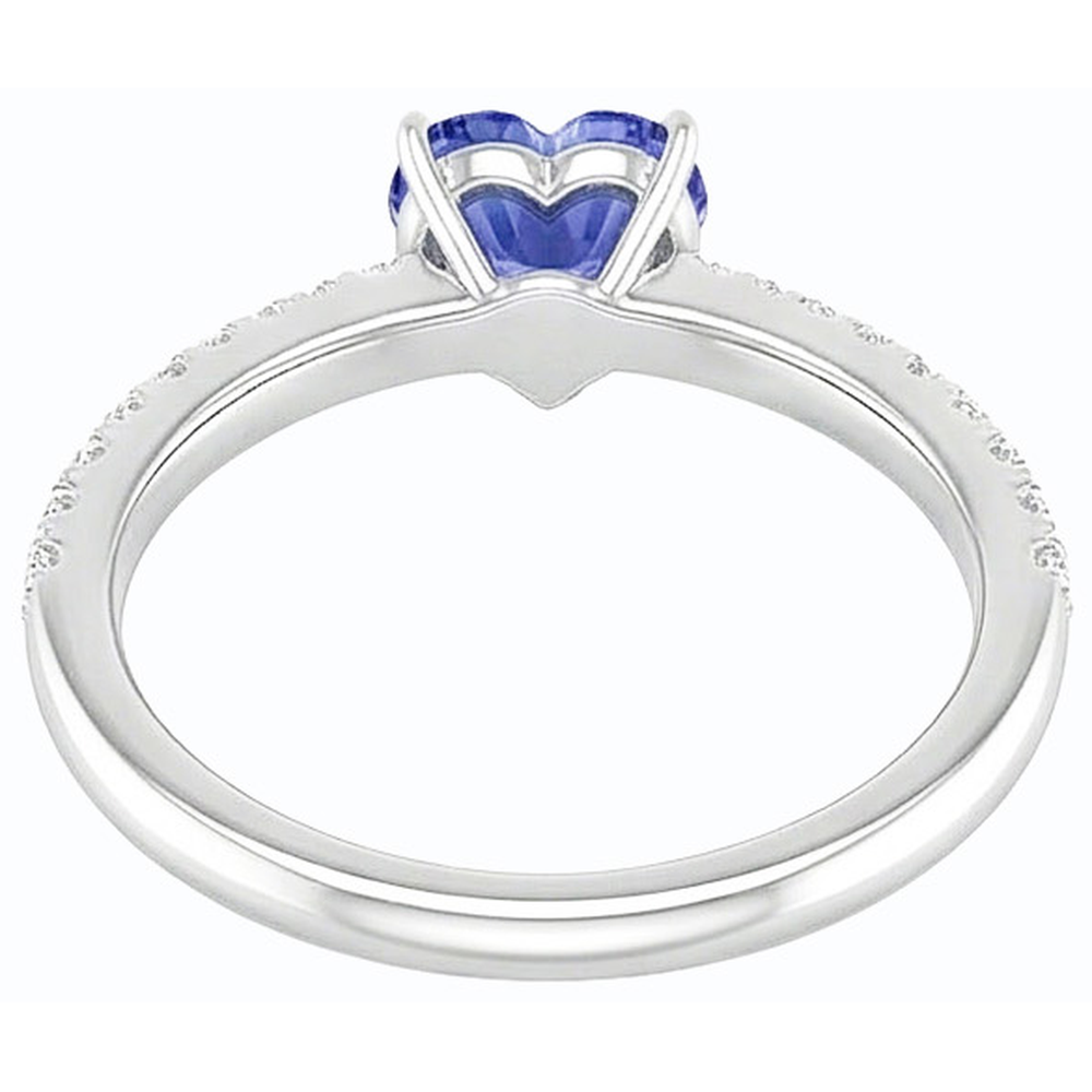 naturel round diamant 3carats bague vue de profil