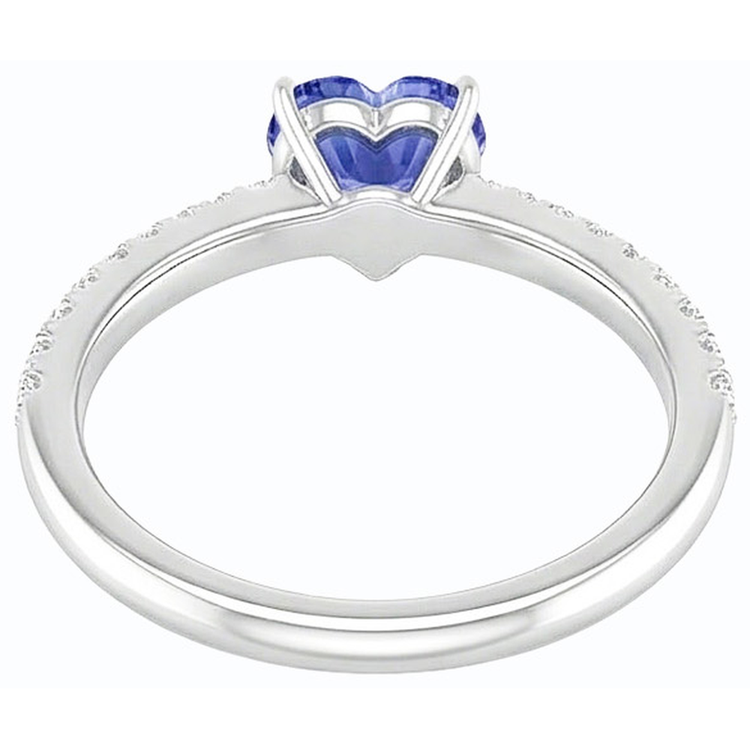 naturel round diamant 3carats bague vue de profil