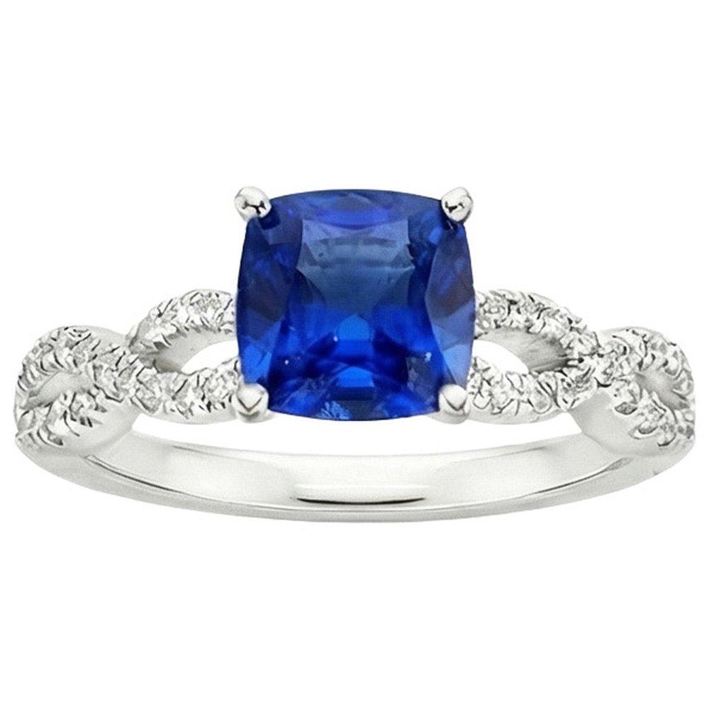 naturel round diamant 2.75carats bague détail rapproché