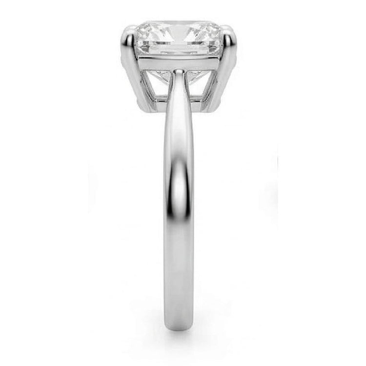 Bague Solitaire Diamant Naturels Extraits des Mines ( et non cultivés en laboratoire ) Coussin