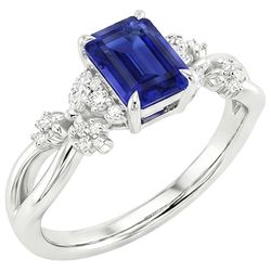 Bague Saphir Naturel 4 Carats
