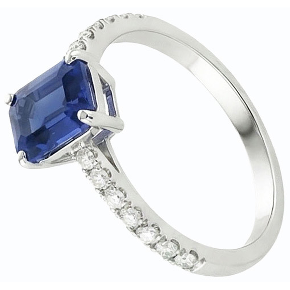 naturel diamant 2.50carats bague vue de dessus