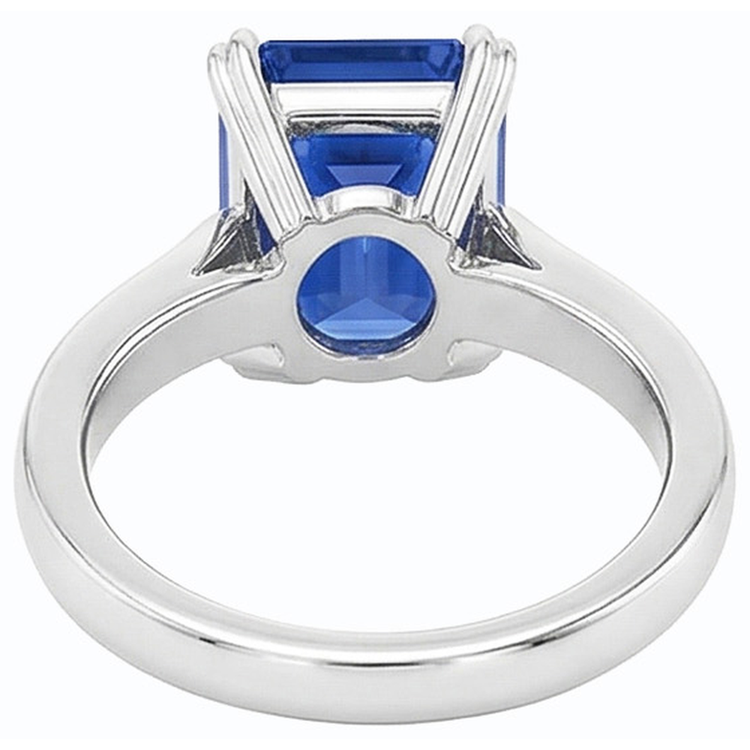 naturel diamant 2.50carats bague vue de profil