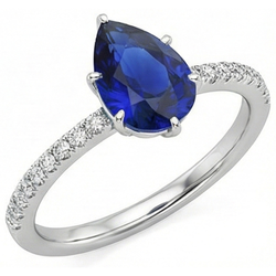Bague Saphir Naturel 5 Carats