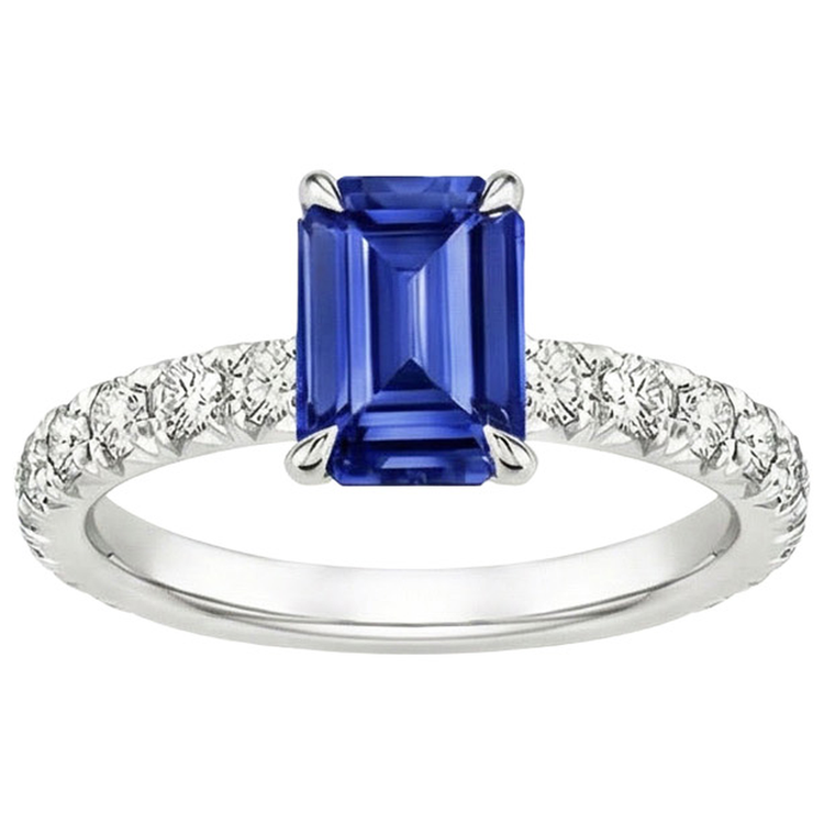 naturel diamant 4.50carats bague vue de dessus