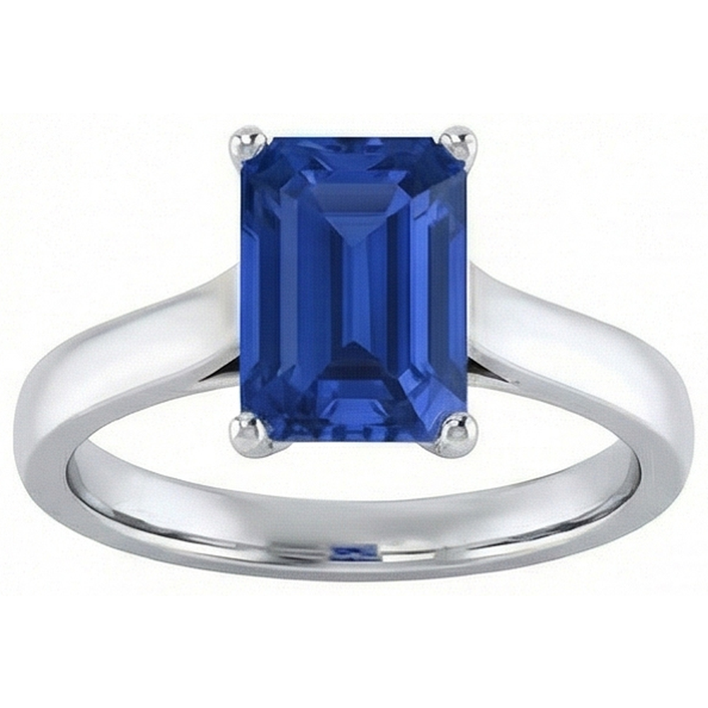 naturel diamant 2carats bague vue de face