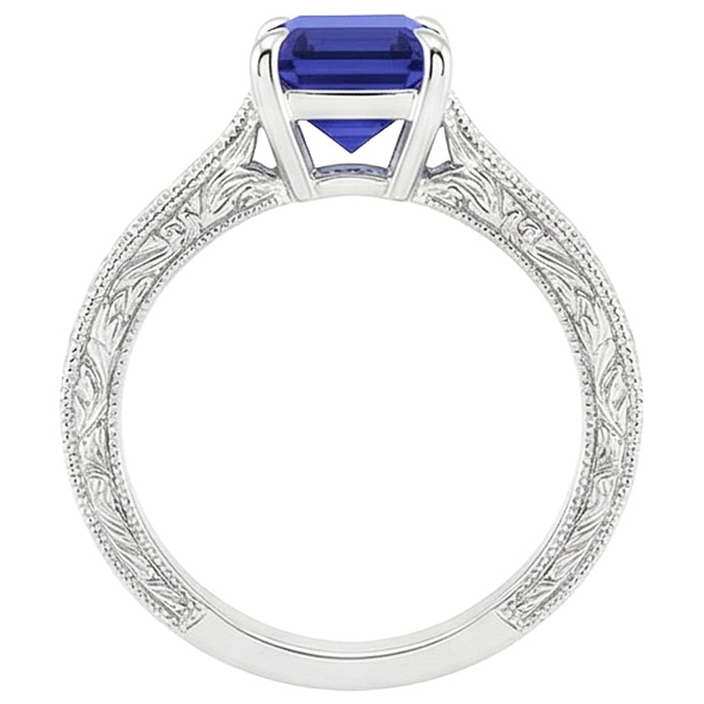 naturel diamant 2.50carats bague angle de côté