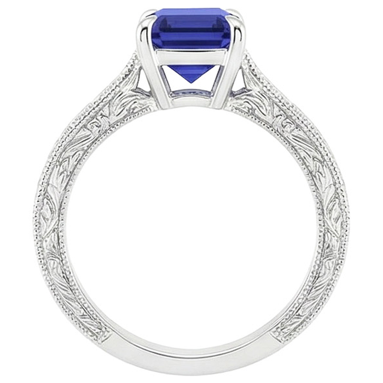 naturel diamant 2.50carats bague angle de côté