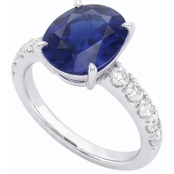 Bague Saphir Naturel 5.50 Carats