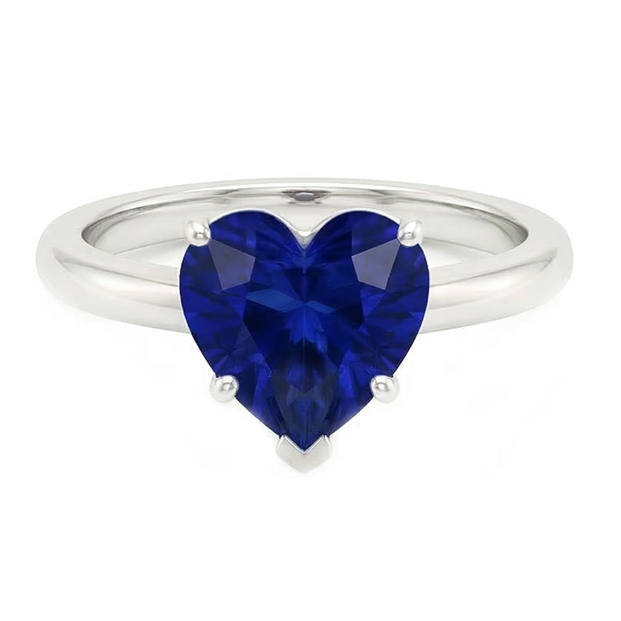 naturel heart diamant 2carats bague angle de côté