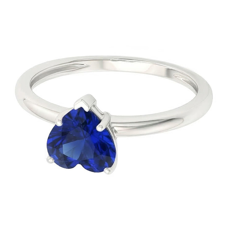 naturel heart diamant 2carats bague détail rapproché