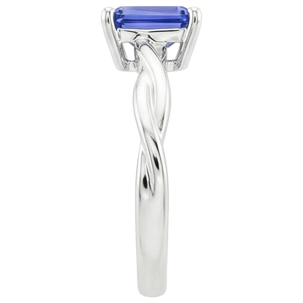 naturel diamant 2.50carats bague sur blanc