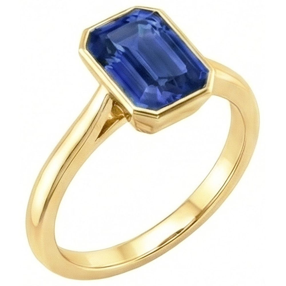naturel diamant 3carats bague vue de dessus