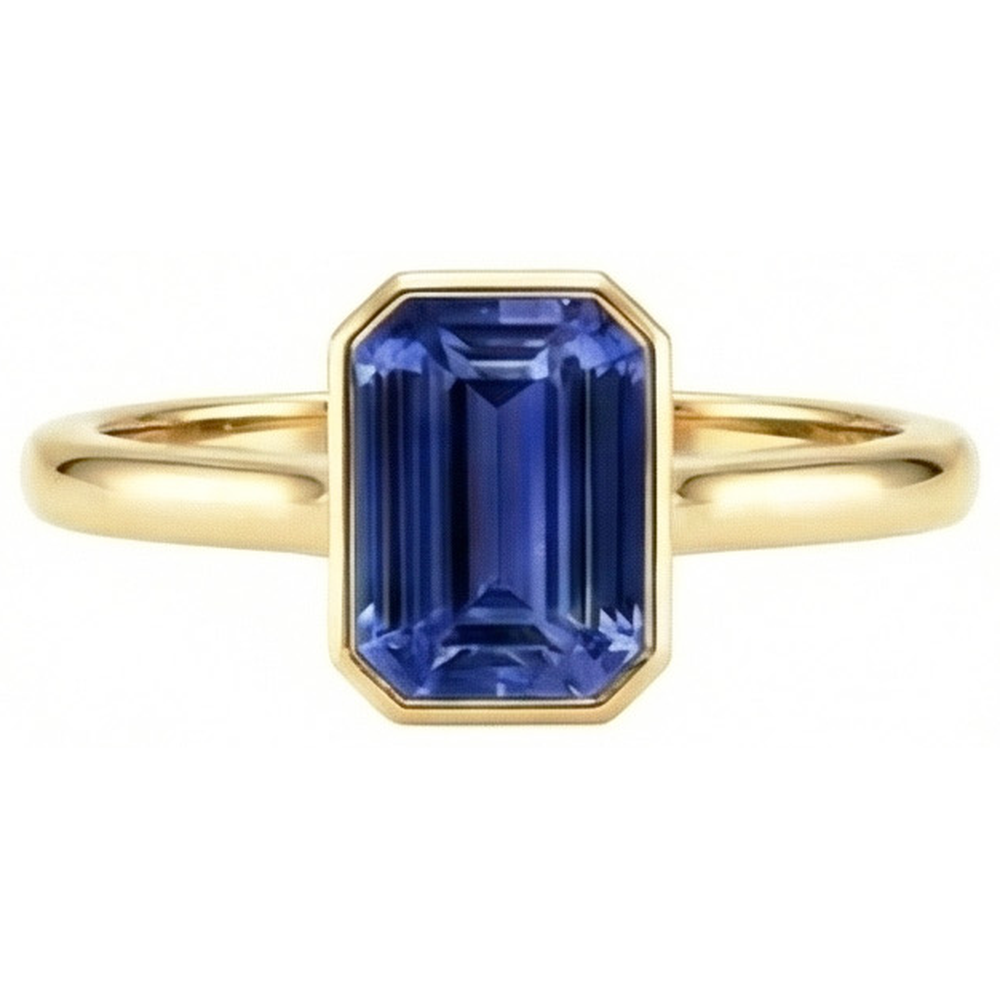 naturel diamant 3carats bague vue de profil
