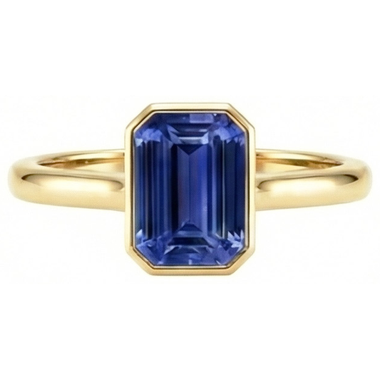 naturel diamant 3carats bague vue de profil