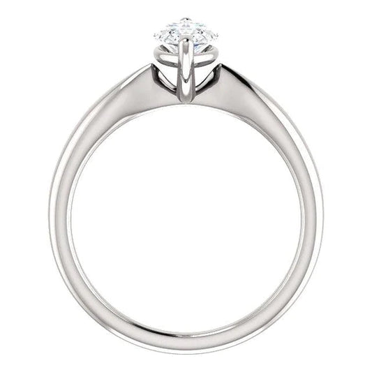 Bague Solitaire Marquise Réel Diamant 2.50 Carats