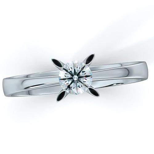 Bague Solitaire Naturel Diamant 1 Carat Bijoux Femme Classique