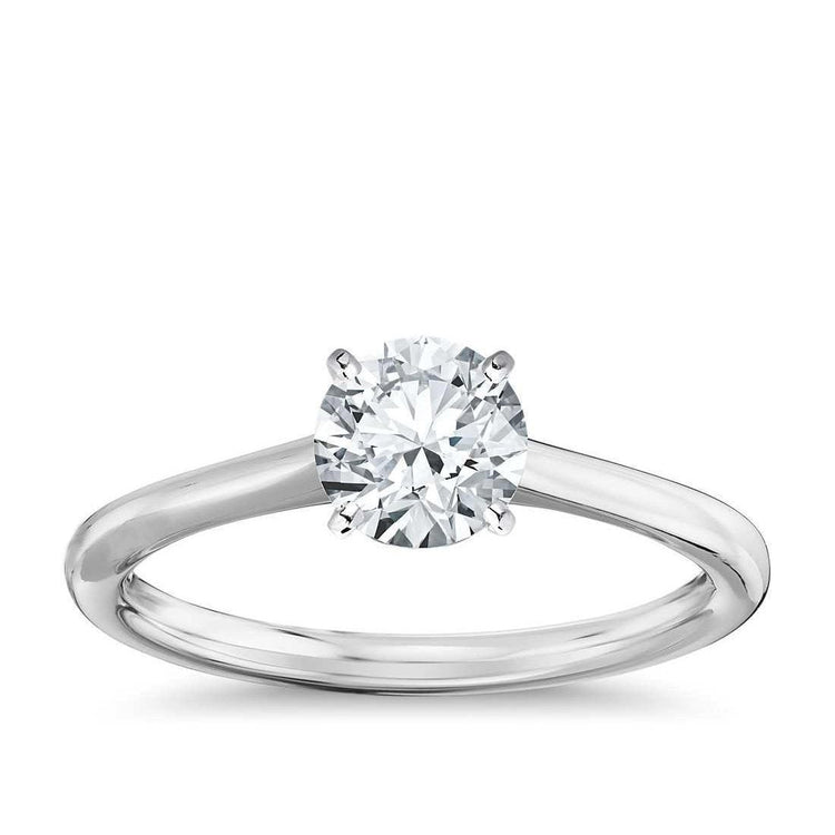 Bague Solitaire Naturel Diamant Rond Scintillant 2.25 Carats