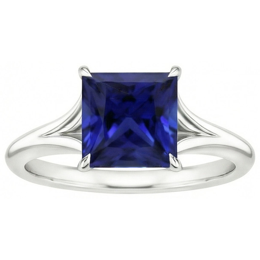naturel diamant 5carats bague vue de profil