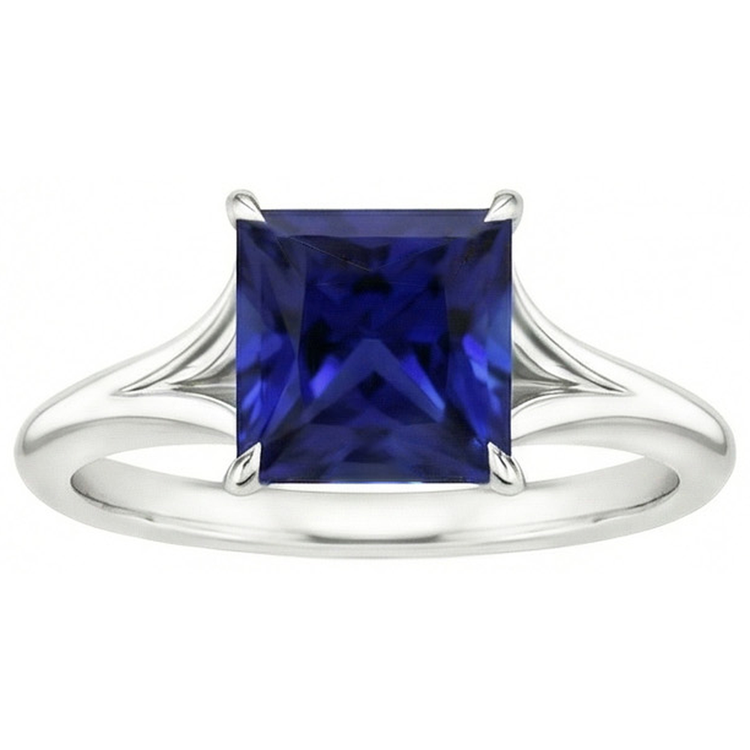 naturel diamant 5carats bague vue de profil