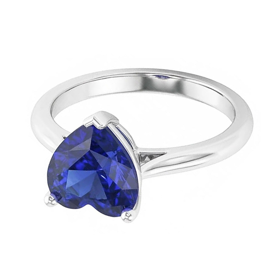 naturel heart diamant 2.50carats bague détail anneau