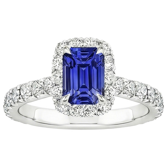 naturel diamant 5carats bague vue de dessus