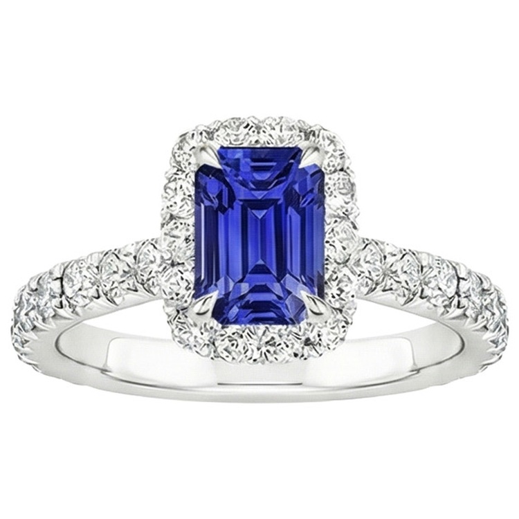 naturel diamant 5carats bague vue de dessus