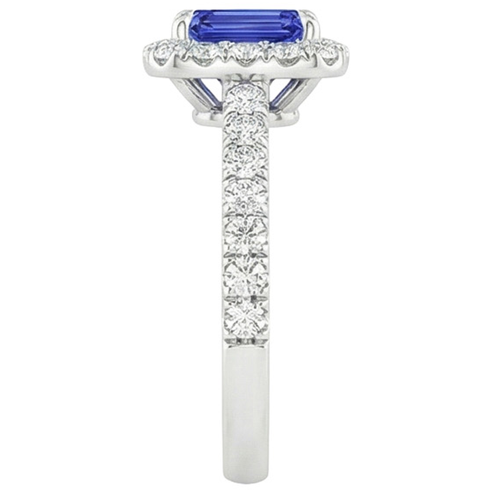 naturel diamant 5carats bague vue de profil