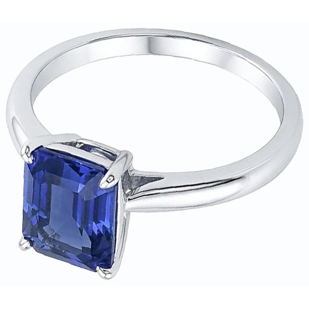 naturel saphir 2carats bague détail rapproché