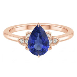 Bague Diamant Naturel 3 Carats - Or Rose 14K
