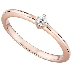 Bague Diamant Naturel 1 Carats - Or Rose 14K