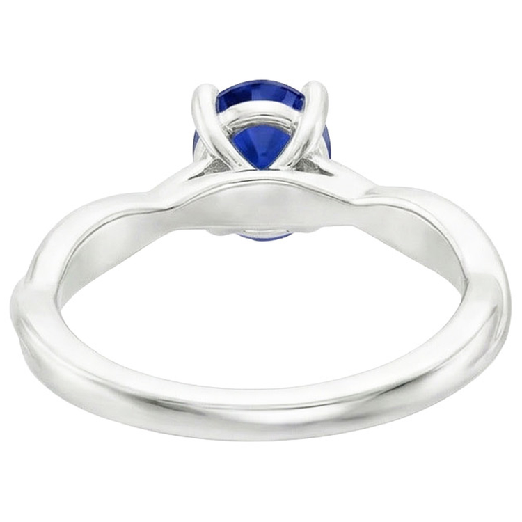 naturel oval diamant 2carats bague détail rapproché