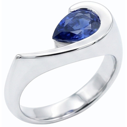 Bague Saphir Naturel 1 Carats