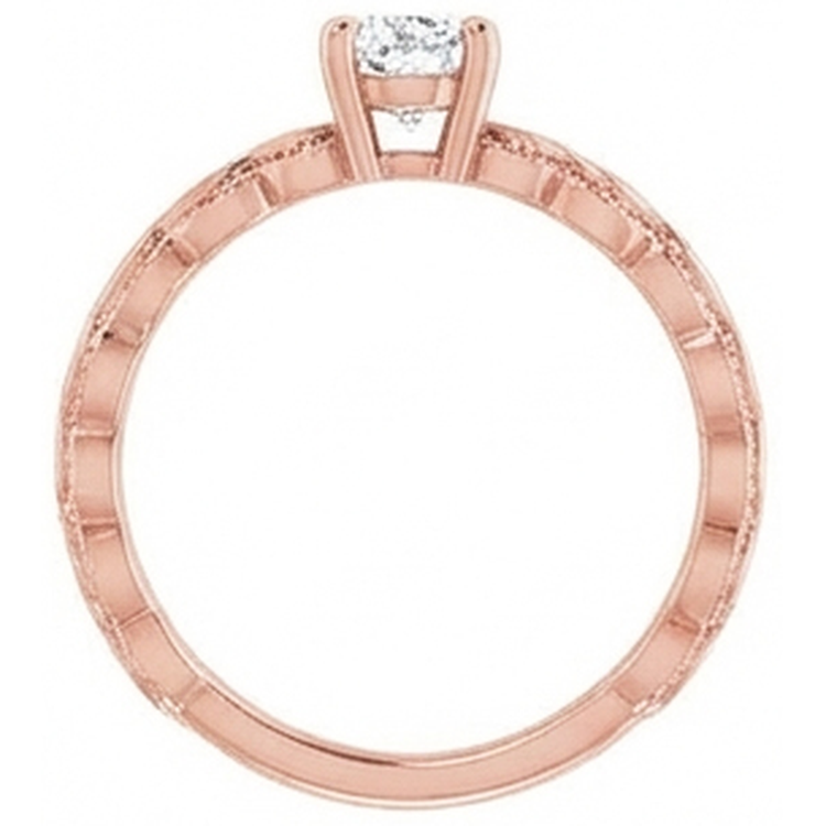naturel pear diamant 1.50carats bague angle de côté
