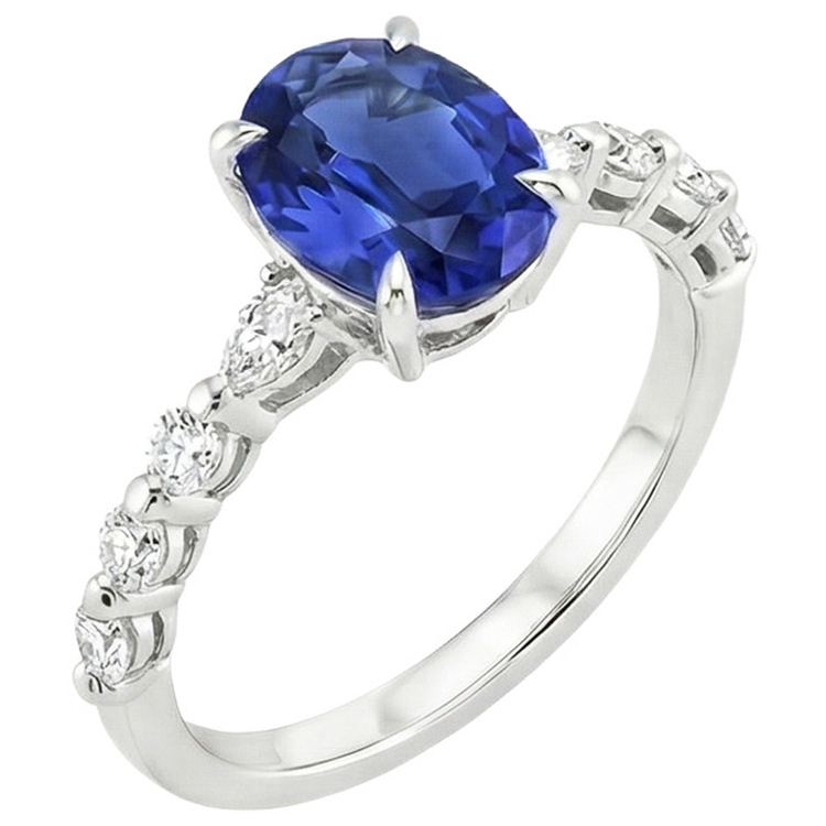 naturel round diamant 4carats bague angle de côté