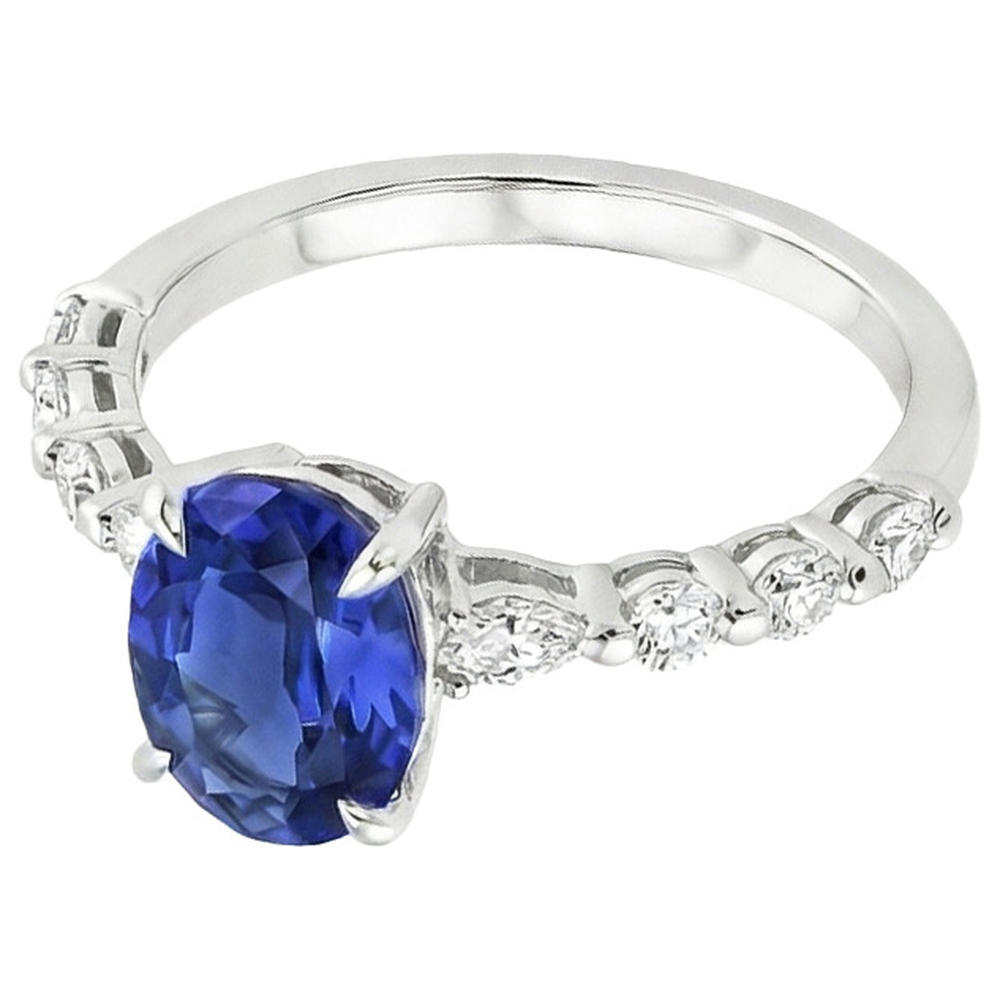 naturel round diamant 4carats bague détail rapproché