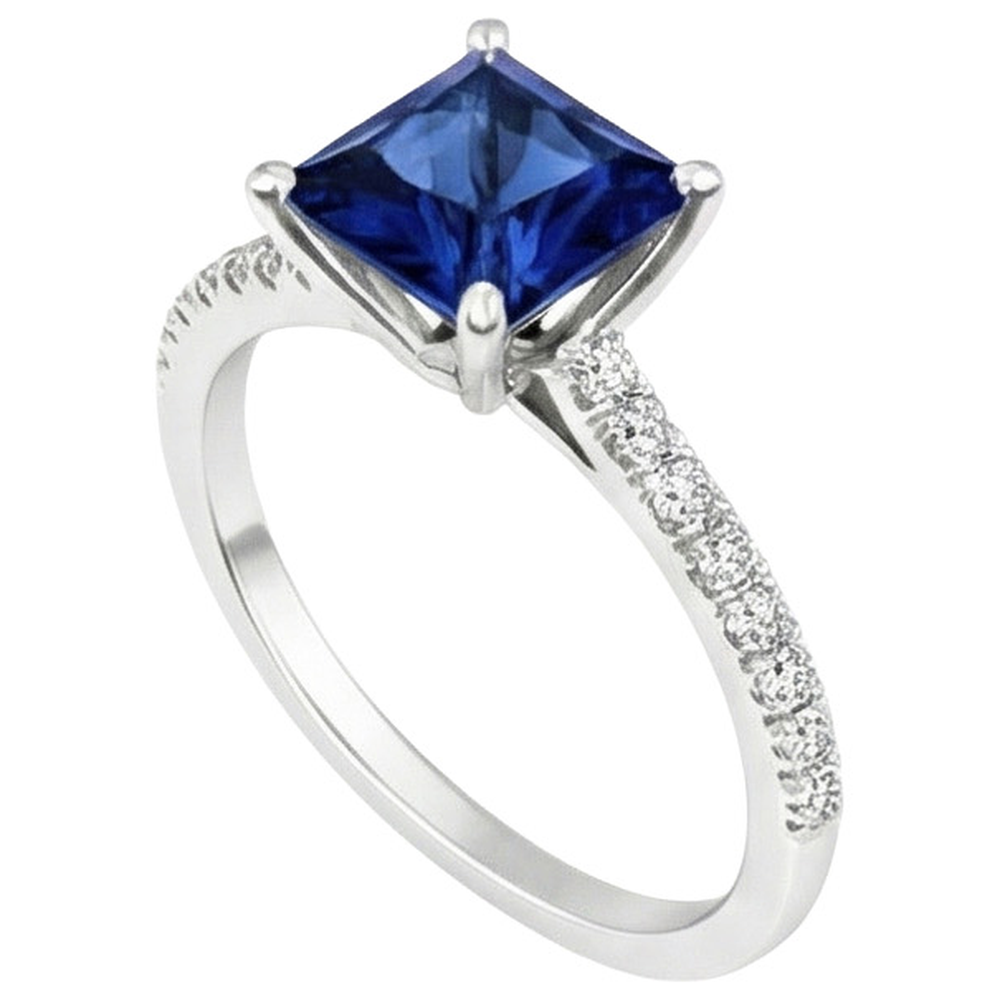 naturel diamant 6carats bague angle de côté