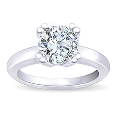 Bague Solitaire Réel Diamant 3 Carats