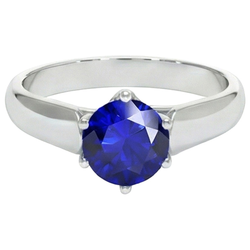 Bague Saphir Naturel 2 Carats