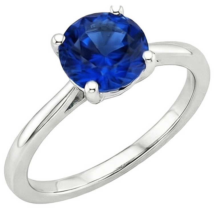 Bague Solitaire Saphir 2.5 Carats