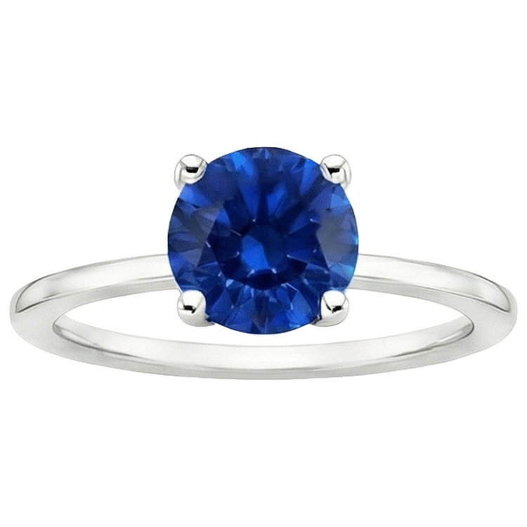 Bague Solitaire Saphir 2.5 Carats
