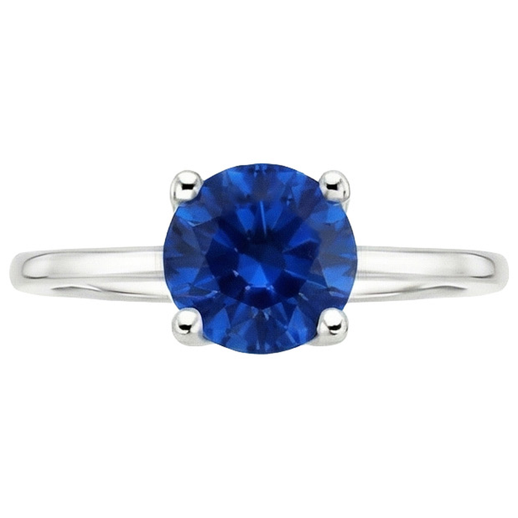 Bague Solitaire Saphir 2.5 Carats