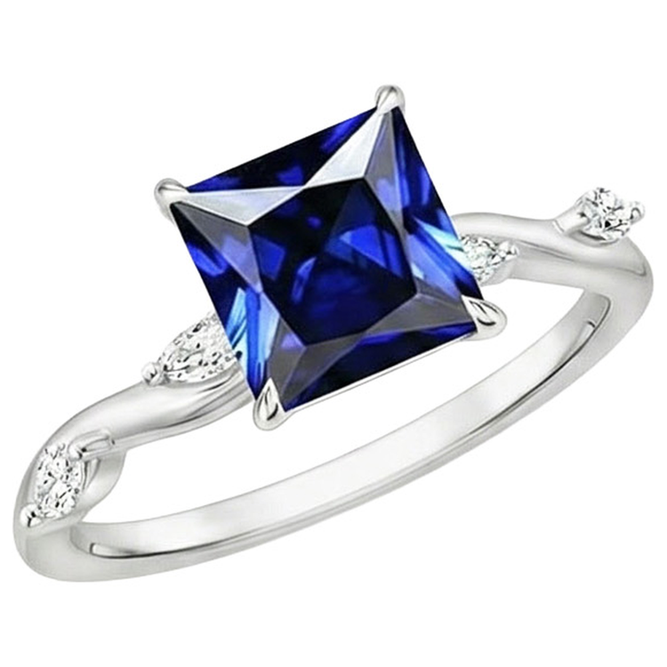 naturel marquise diamant 5.50carats bague vue de dessus